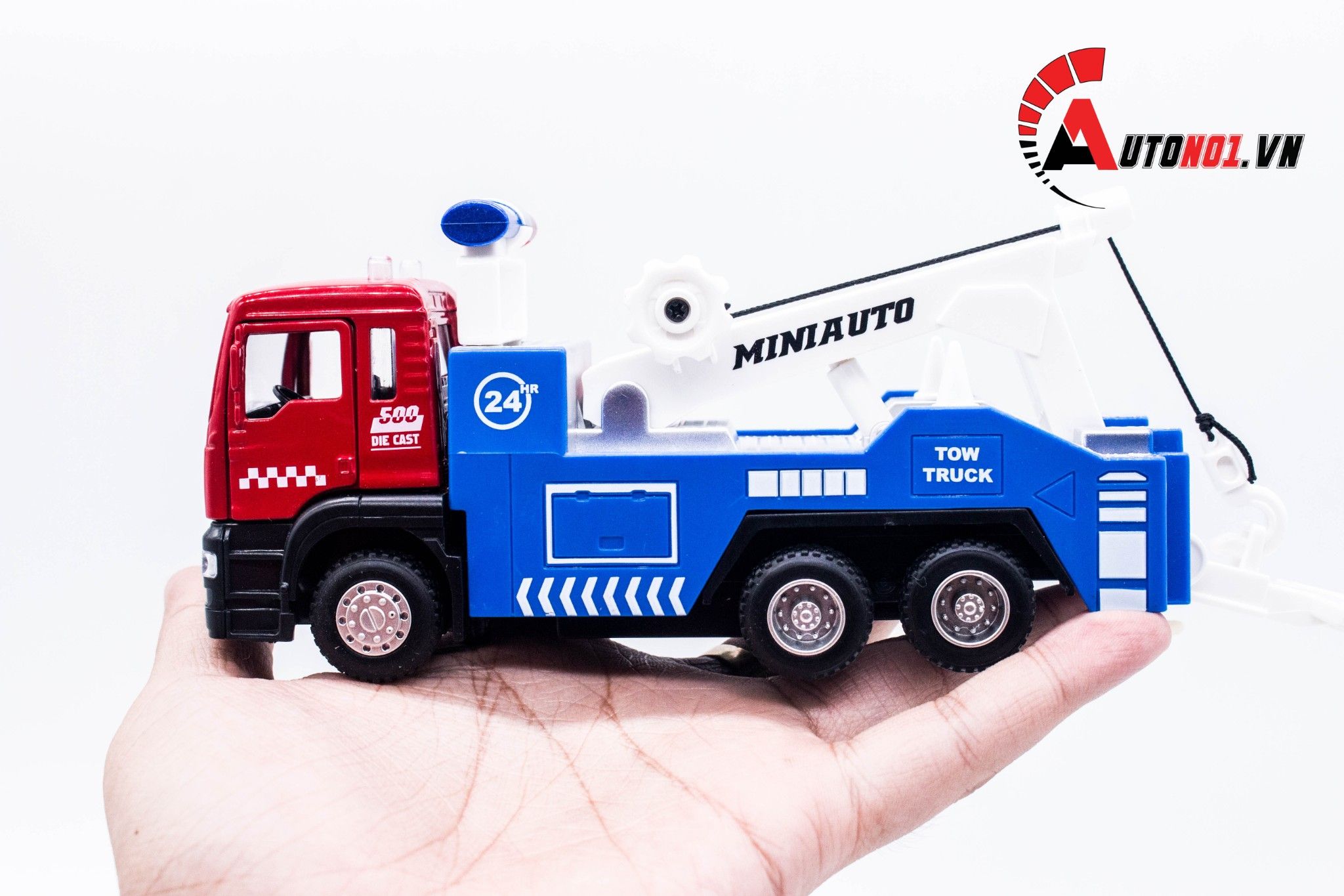  MÔ HÌNH XE CỨU HỘ RED WHITE 1:50 MINIAUTO 4951 