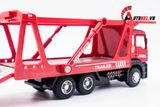  MÔ HÌNH XE TẢI CHỞ XE RED 1:50 MINIAUTO 4949 