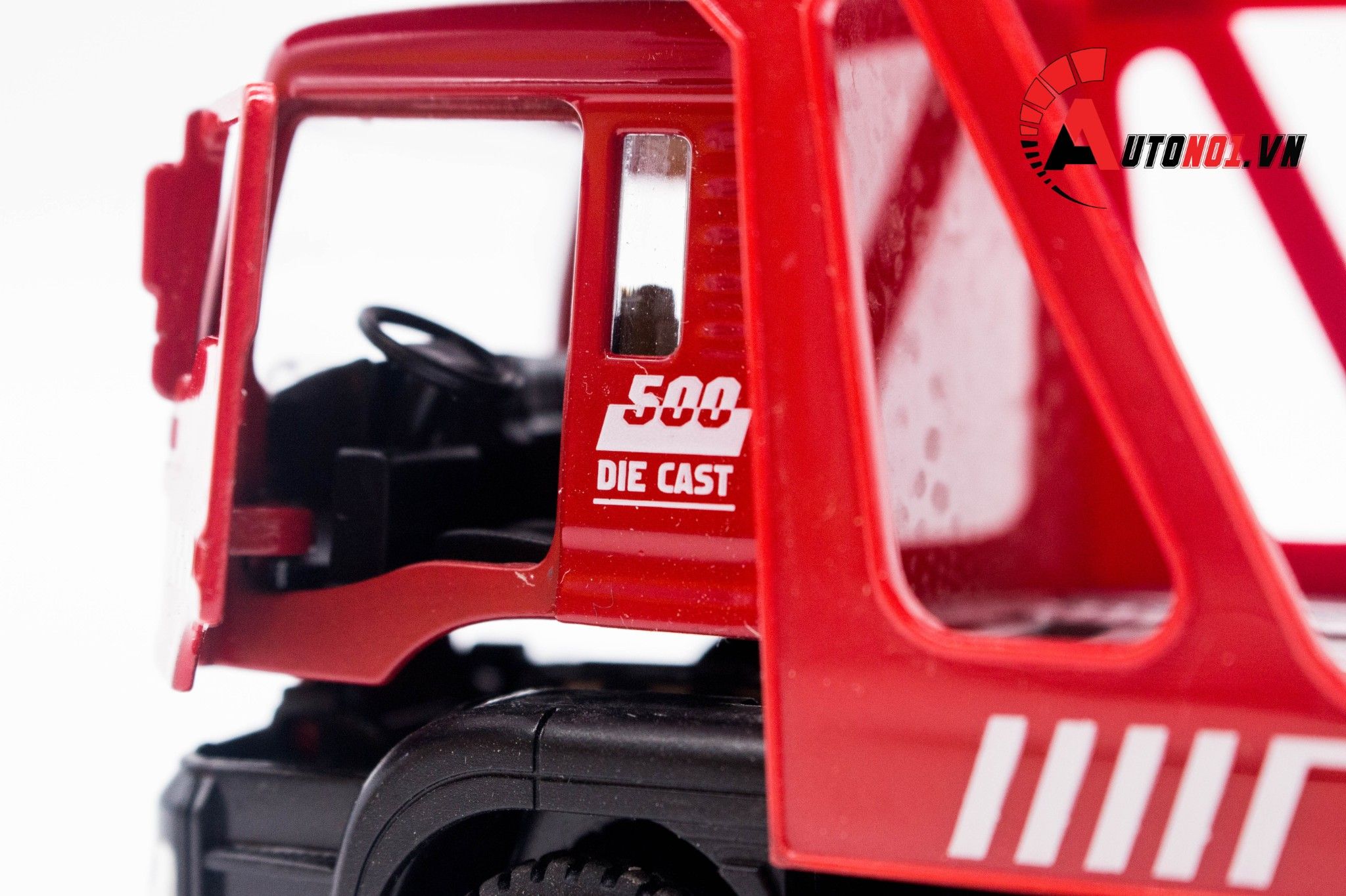  MÔ HÌNH XE TẢI CHỞ XE RED 1:50 MINIAUTO 4949 