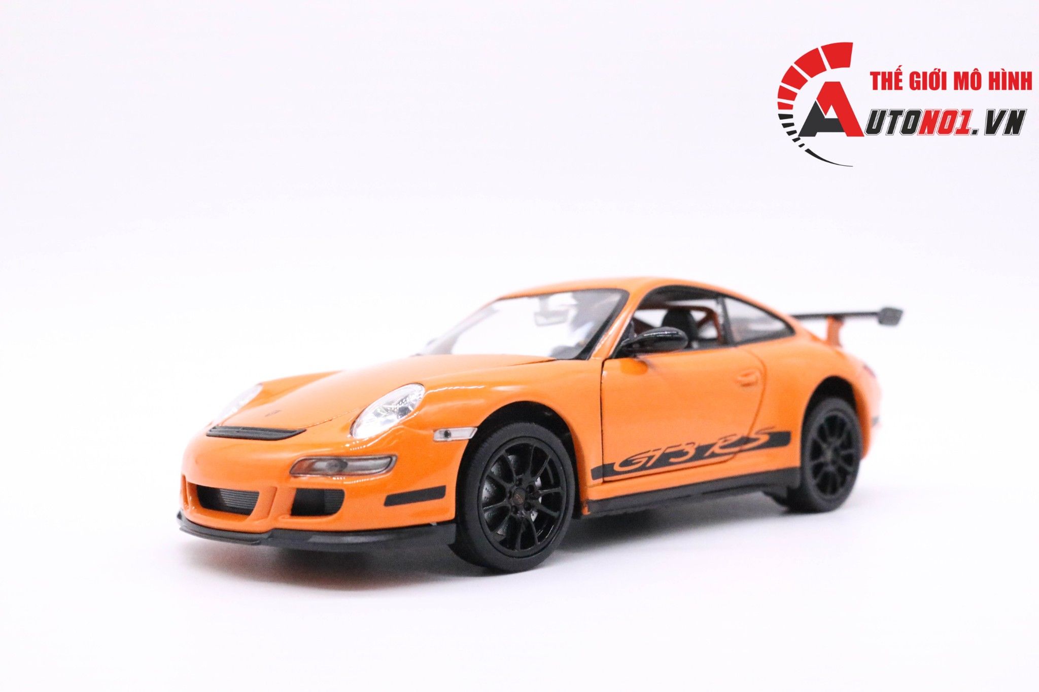  Mô hình xe porsche 911 997 GT3 RS mở 2 cửa - capo - đánh lái được tỉ lệ 1:24 WELLY OT24037 