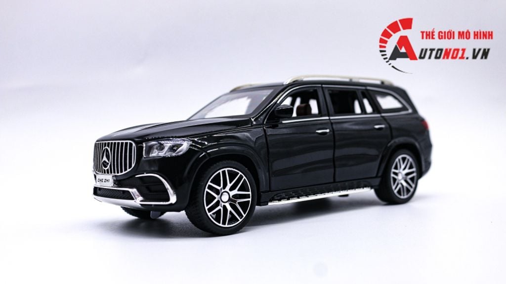 MÔ HÌNH XE MERCEDES BENZ GLS63 AMG 2021 BLACK 1:24 CHEZHI 7943