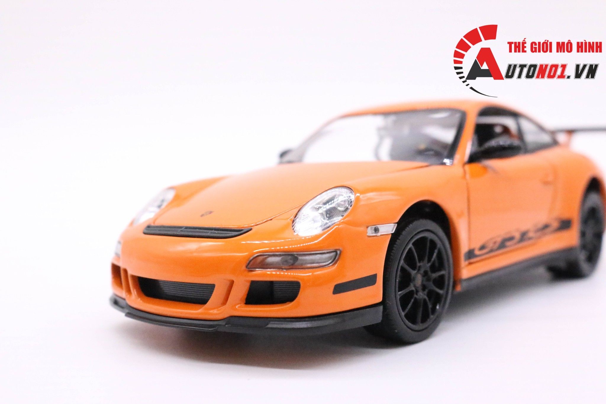  Mô hình xe porsche 911 997 GT3 RS mở 2 cửa - capo - đánh lái được tỉ lệ 1:24 WELLY OT24037 