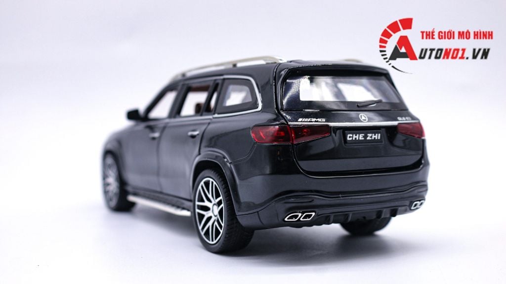 MÔ HÌNH XE MERCEDES BENZ GLS63 AMG 2021 BLACK 1:24 CHEZHI 7943