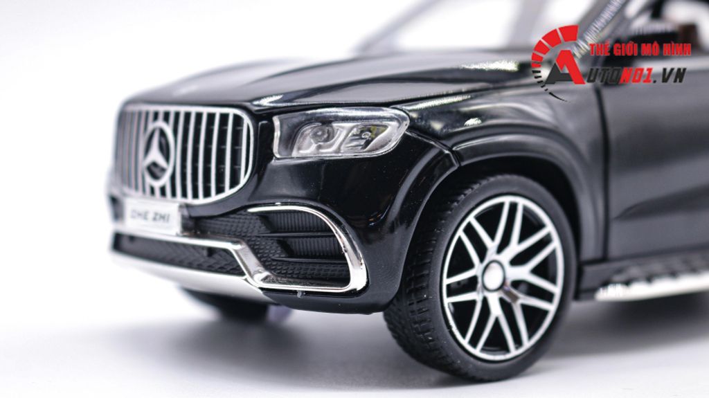 MÔ HÌNH XE MERCEDES BENZ GLS63 AMG 2021 BLACK 1:24 CHEZHI 7943