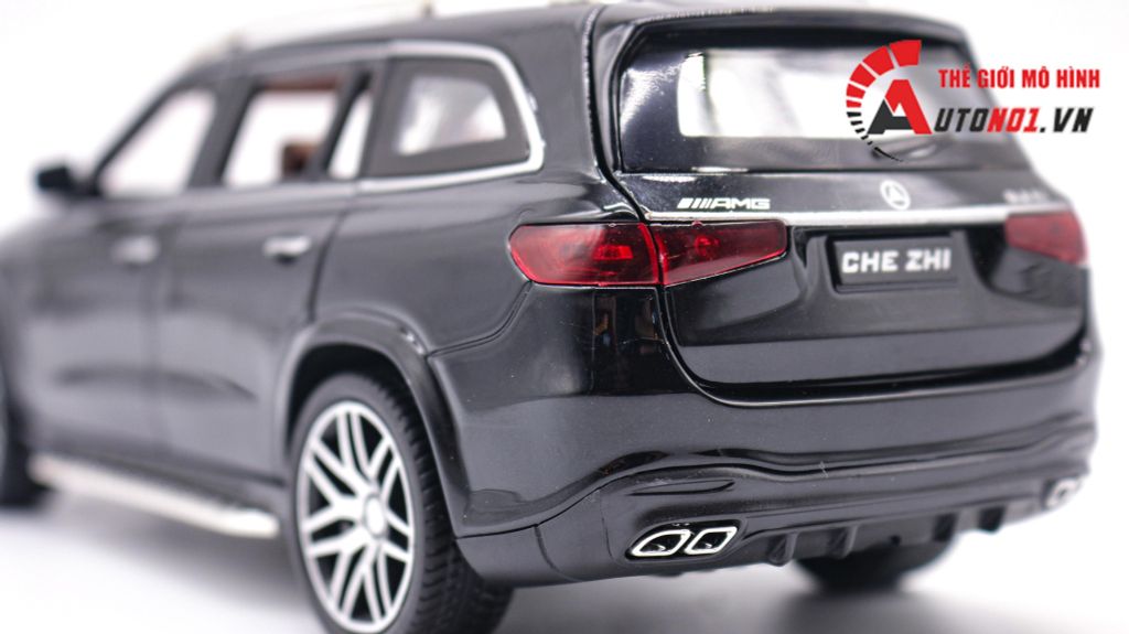 MÔ HÌNH XE MERCEDES BENZ GLS63 AMG 2021 BLACK 1:24 CHEZHI 7943