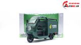  Mô hình xe lam Tuk Tuk 3 bánh - đánh lái được tỉ lệ 1:24 Alloy model OT164 