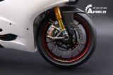  Mô hình xe cao cấp Ducati Corse 1199 Panigale White Pearl Lên Nồi Khô 1:12 Tamiya D068 