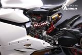  Mô hình xe cao cấp Ducati Corse 1199 Panigale White Pearl Lên Nồi Khô 1:12 Tamiya D068 