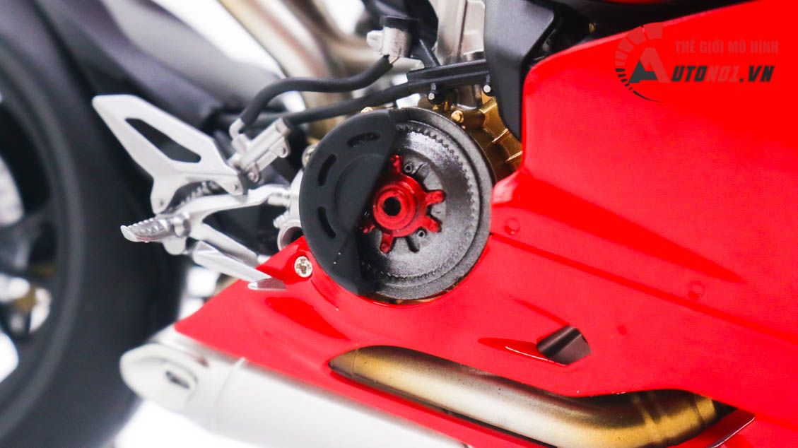  Mô hình xe cao cấp Ducati 1199 Panigale độ nồi khô red 1:12 Tamiya D227I 