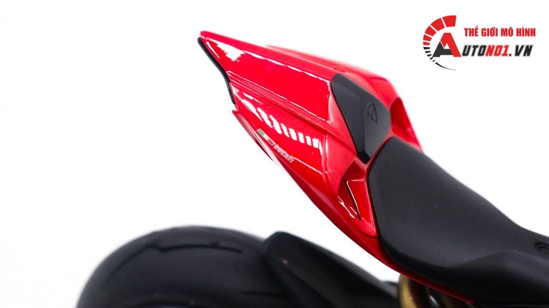  Mô hình xe cao cấp Ducati 1199 Panigale độ nồi khô red 1:12 Tamiya D227I 