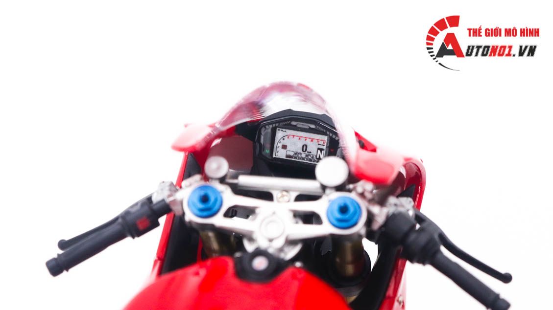  Mô hình xe cao cấp Ducati 1199 Panigale độ nồi khô red 1:12 Tamiya D227I 