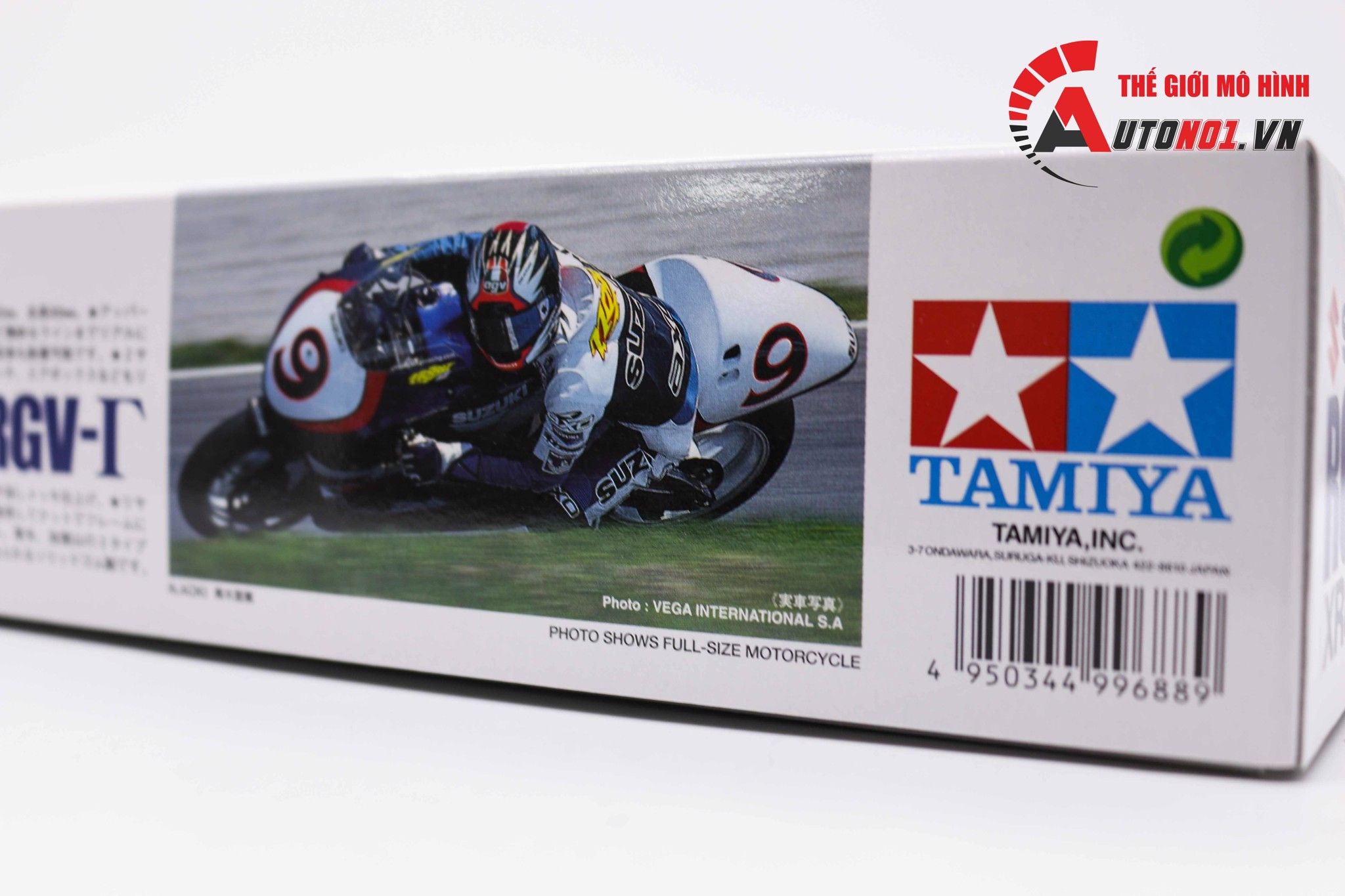  MÔ HÌNH KIT MÔ TÔ SUZUKI RGV - T BLUE 1:12 TAMIYA 14081 