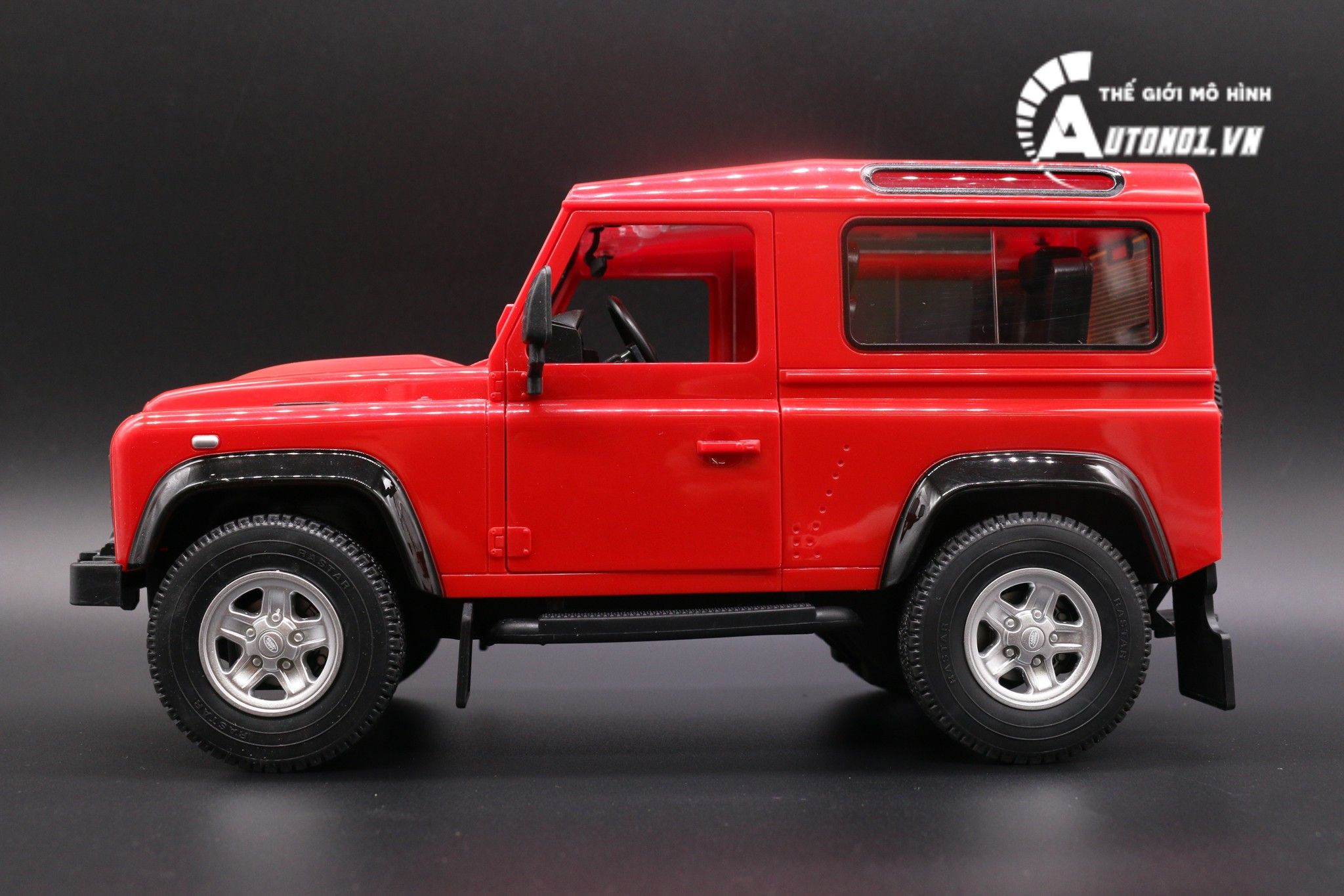  Mô hình xe điều khiển ô tô Land rover red 1:14 rastar 6707 