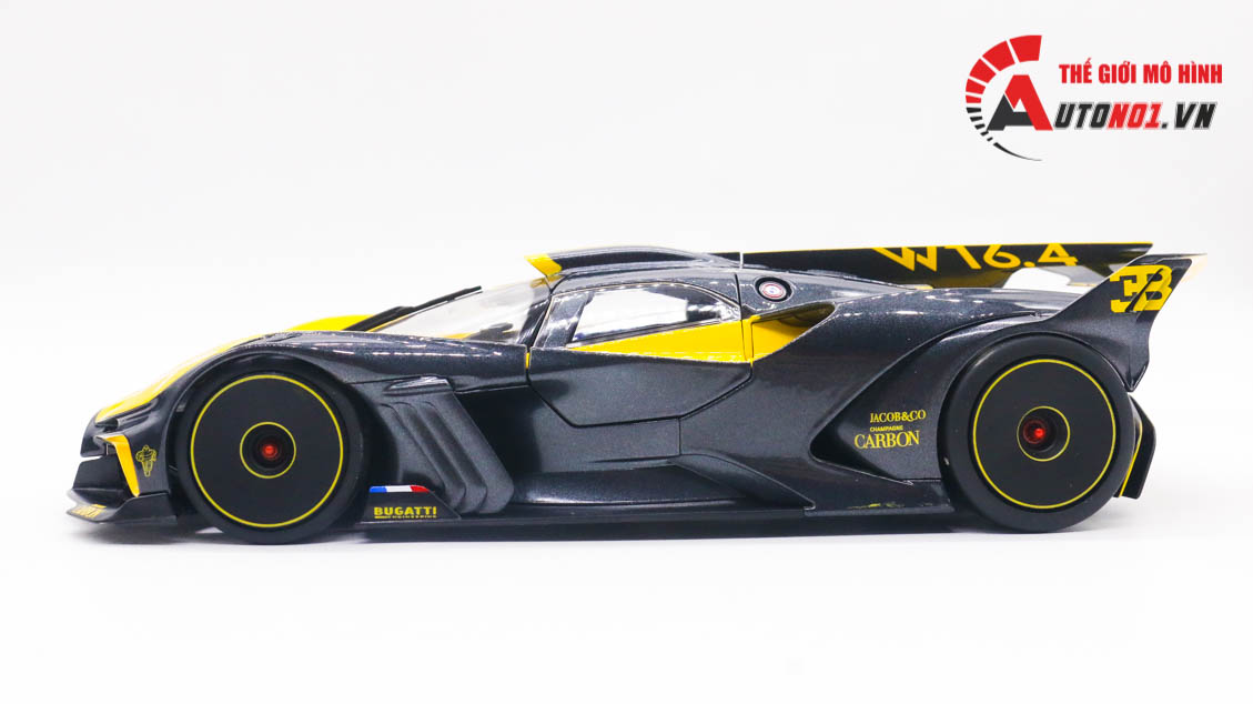 Mô Hình Xe Bugatti Bolide 124 Màu Vàng