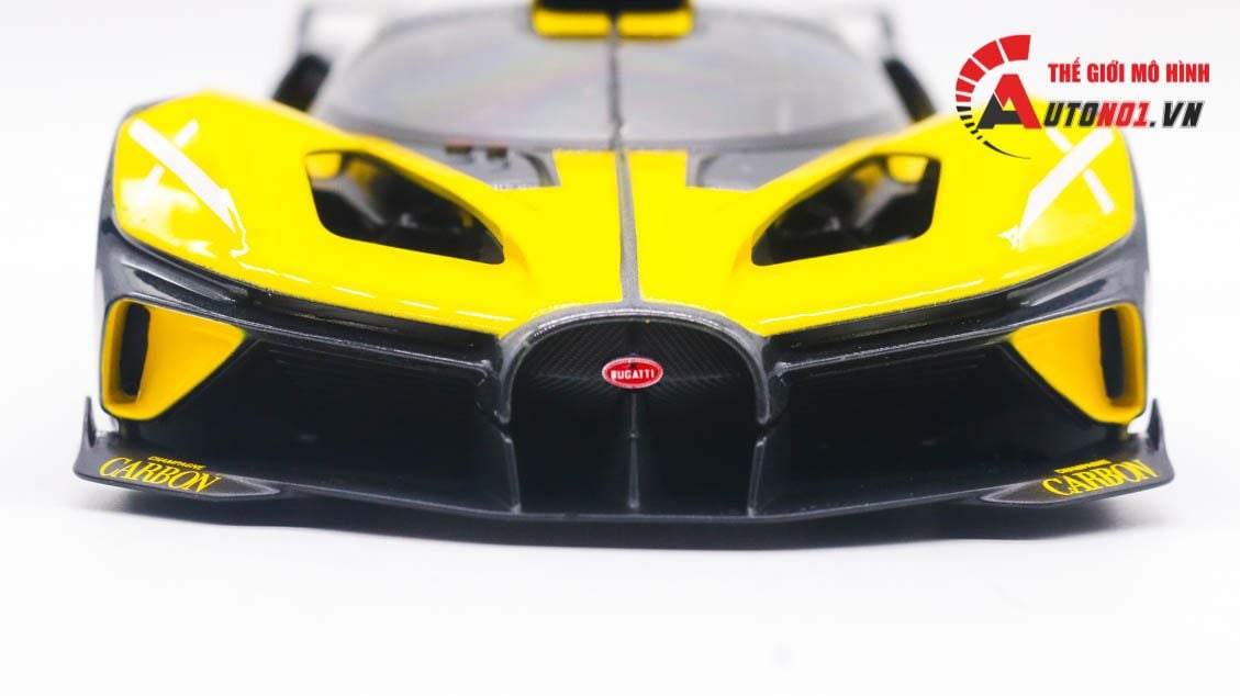  Mô hình xe Bugatti Bolide W16.4 year 2020 carbon 1:18 Bburago 8130 