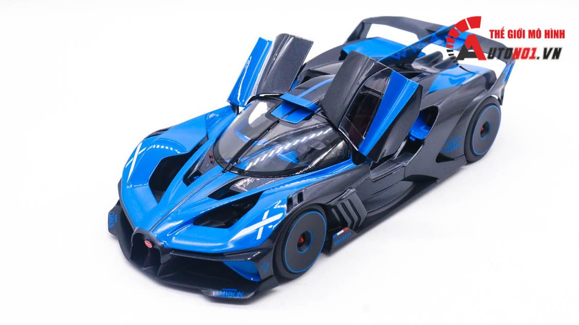  Mô hình xe Bugatti Bolide W16.4 year 2020 carbon 1:18 Bburago 8130 