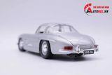  Mô hình Mercedes Benz 300SL 1954 Sliver Collegione đánh lái được full open 1:24 Bburago 3673 