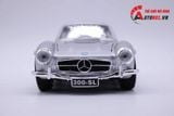  Mô hình Mercedes Benz 300SL 1954 Sliver Collegione đánh lái được full open 1:24 Bburago 3673 