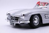  Mô hình Mercedes Benz 300SL 1954 Sliver Collegione đánh lái được full open 1:24 Bburago 3673 