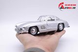  Mô hình Mercedes Benz 300SL 1954 Sliver Collegione đánh lái được full open 1:24 Bburago 3673 