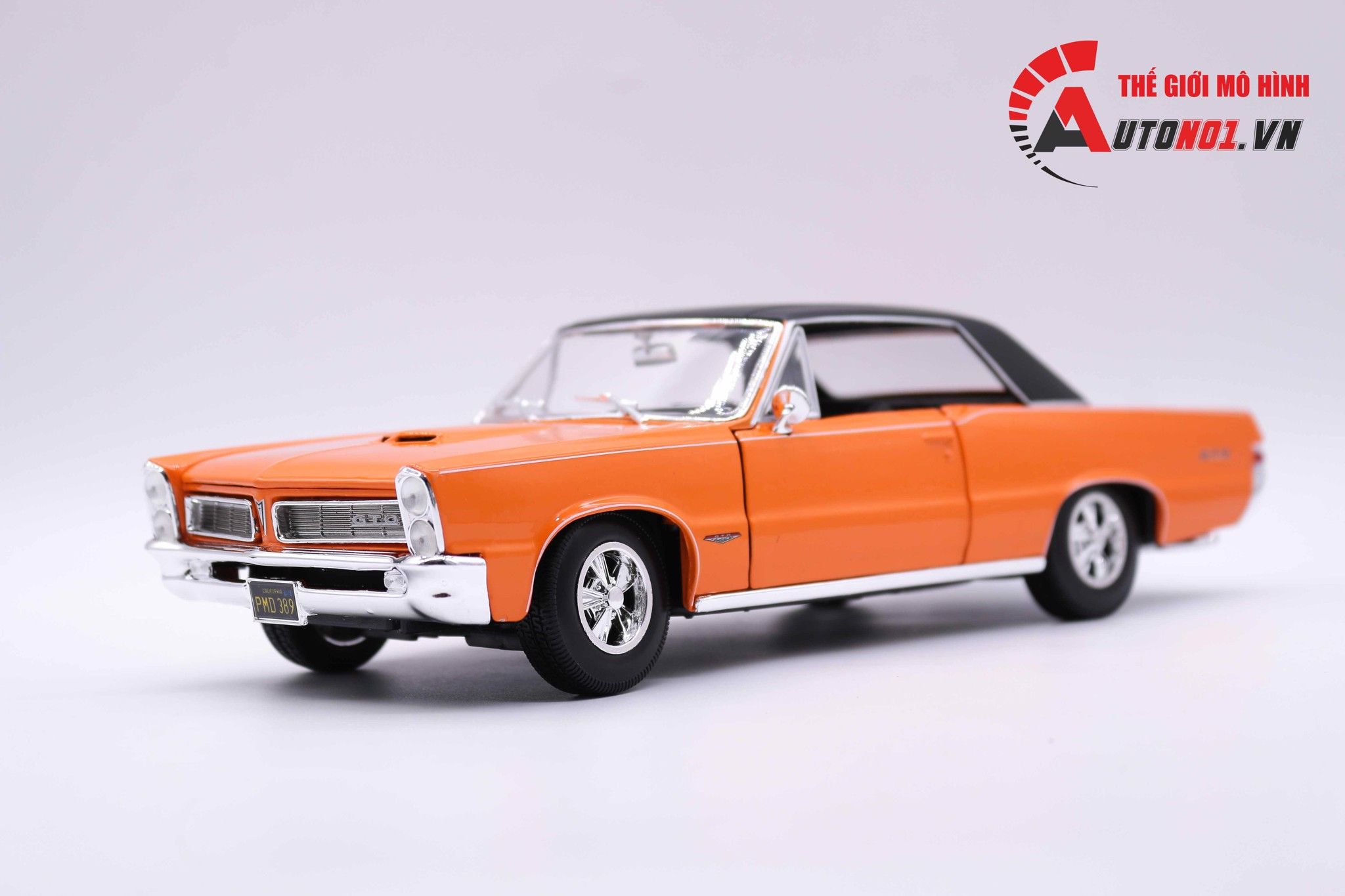  Mô hình xe Pontiac Gto Hurst Edition Orange 1:18 Maisto 2918 