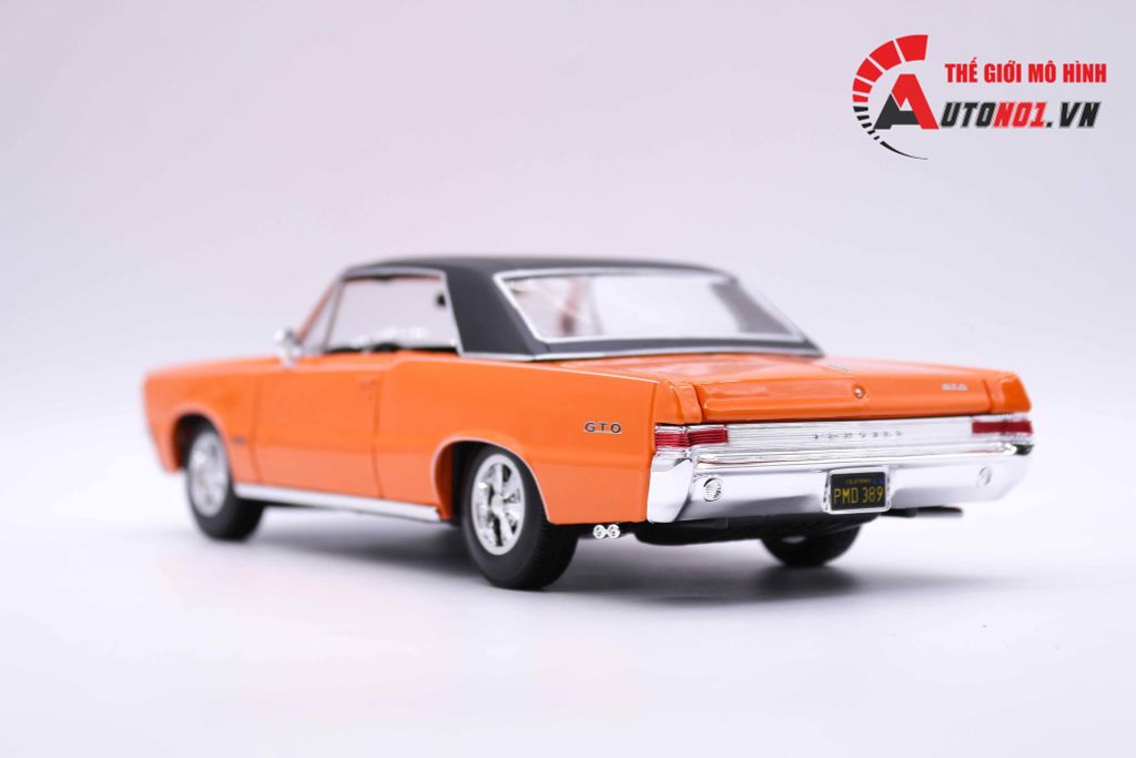 MÔ HÌNH XE PONTIAC GTO HURST EDITION ORANGE 1:18 MAISTO 2918