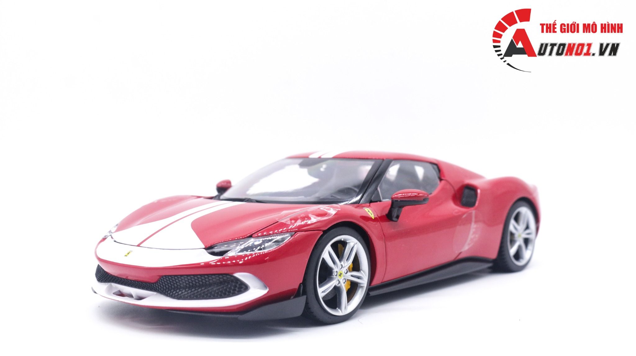  Mô hình xe Ferrari 296 GTB tỉ lệ 1:18 BBurago OT176 