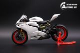  Mô hình xe cao cấp Ducati 1199 Panigale White Pearl Carbon 1:12 Tamiya D059 