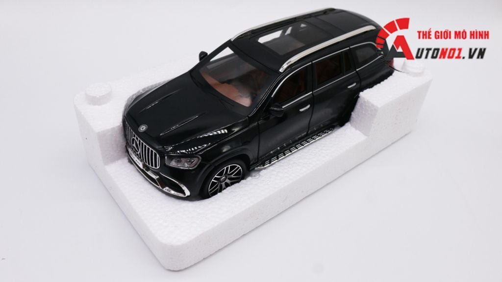 MÔ HÌNH XE MERCEDES BENZ GLS63 AMG 2021 BLACK 1:24 CHEZHI 7943