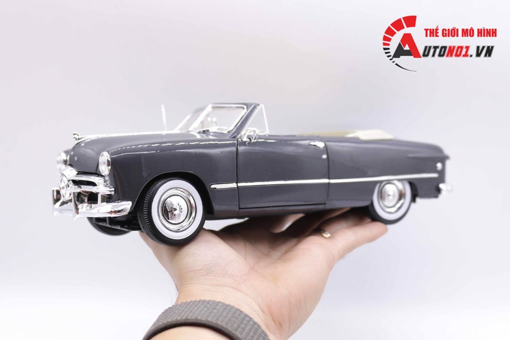 MÔ HÌNH XE FORD CONVERTIBLE 1949 GREY 1:18 MAISTO