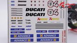  Decal nước độ Ducati 899 Panigale 1:12 Autono1 DC601I 