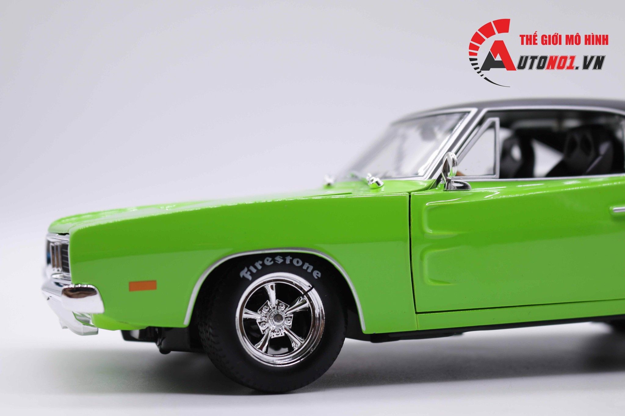  Mô hình xe classic muscle - 1969 Dodge Charger 1:18 Maisto 2900 