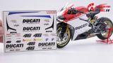  Decal nước độ Ducati Panigale - Audi RS 1:12 Autono1 DC601H 