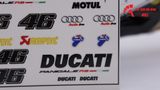  Decal nước độ Ducati Panigale - Audi RS 1:12 Autono1 DC601H 