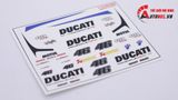  Decal nước độ Ducati Panigale - Audi RS 1:12 Autono1 DC601H 