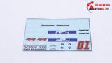  Decal nước HP4 Race dán mọi nền màu cho xe mô hình tỉ lệ 1:12 Autono1 DC602f 