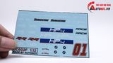  Decal nước HP4 Race dán mọi nền màu cho xe mô hình tỉ lệ 1:12 Autono1 DC602f 