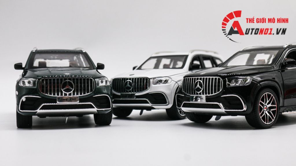 MÔ HÌNH XE MERCEDES BENZ GLS63 AMG 2021 BLACK 1:24 CHEZHI 7943