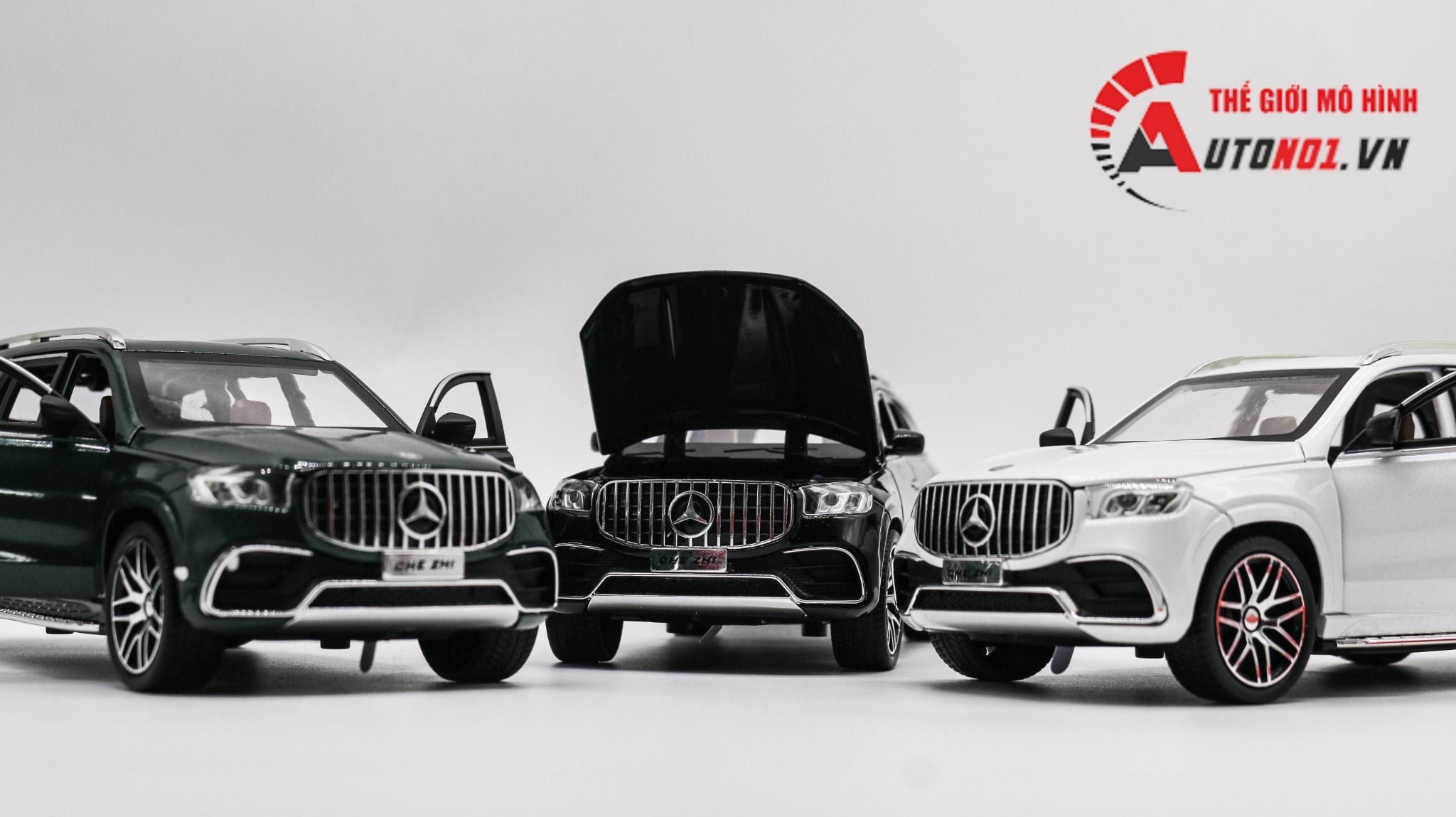  Mô hình xe Mercedes - Benz GLS63 AMG full open - đánh lái tỉ lệ 1:24 Chezhi CZ134P OT24070 