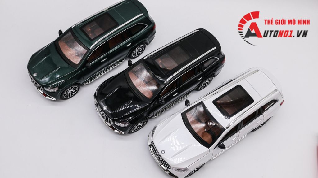 MÔ HÌNH XE MERCEDES BENZ GLS63 AMG 2021 BLACK 1:24 CHEZHI 7943