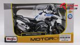  Mô hình xe Bmw R1250 GS white 1:12 Maisto 6776 