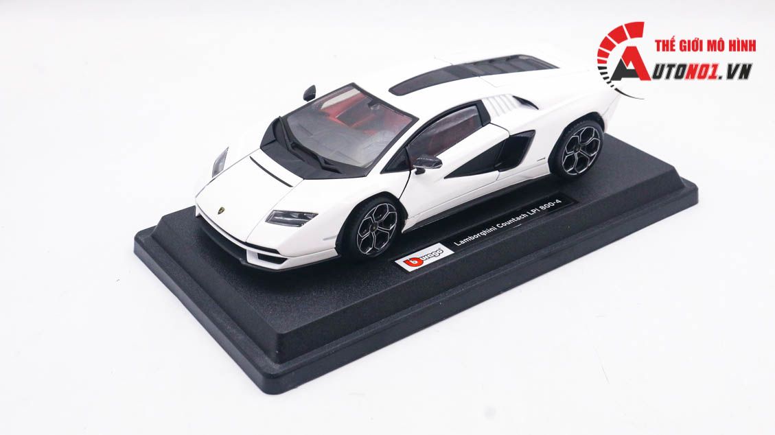Mô hình xe Countach LPI8004 tỉ lệ 124 BBurago 8136 Cửa