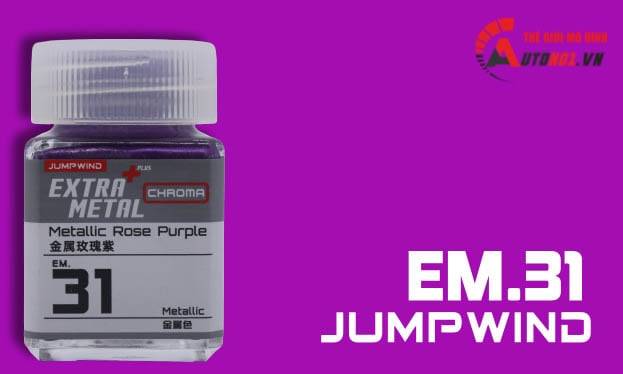  Lacquer em.31 metallic rose purple sơn mô hình màu tím hồng 18ml Jumpwind EM31 
