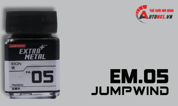 Lacquer em.05 iron sơn mô hình màu kim loại 18ml Jumpwind EM05 