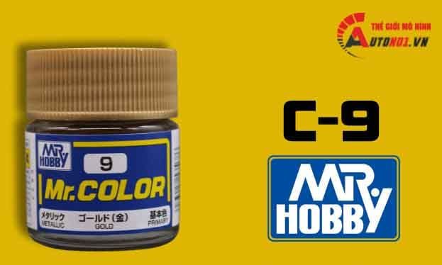  Lacquer c9 gold sơn mô hình màu vàng gold 10ml Mr.Hobby C9 