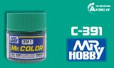 Lacquer c391 turquosie green sơn mô hình màu xanh petronas 10ml Mr.Hobby C391 