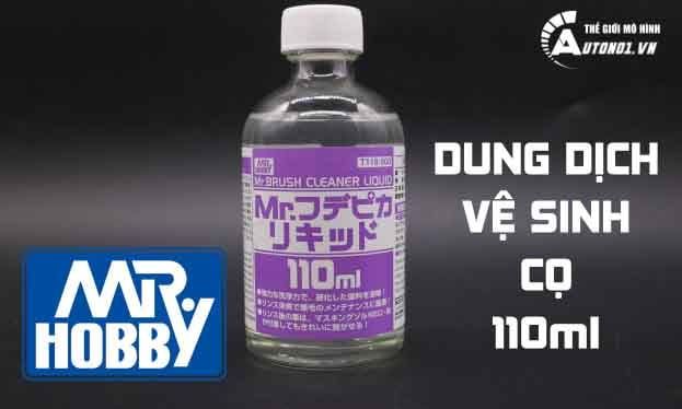  Dung dịch tẩy rửa cọ chuyên dụng Mr.Brush Cleaner T118 110ml Mr.Hobby PK196 