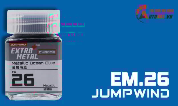  Lacquer em.26 ocean blue sơn mô hình màu xanh 18ml Jumpwind EM26 