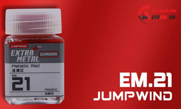  Lacquer em.21 metallic red sơn mô hình màu đỏ 18ml Jumpwind s049 