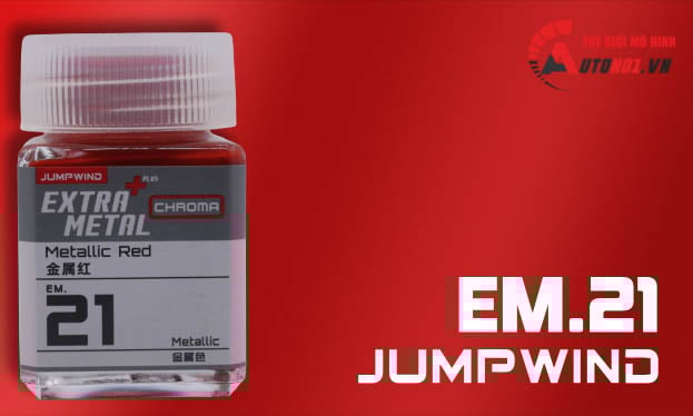  Lacquer em.21 metallic red sơn mô hình màu đỏ 18ml Jumpwind EM21 